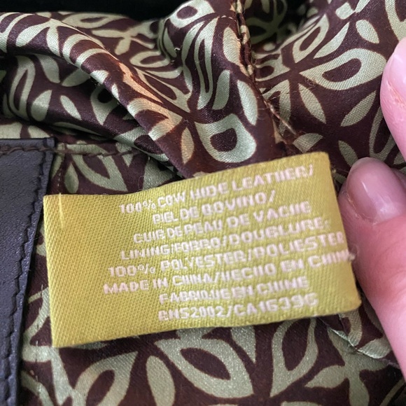 Sigrid Olsen black suede satchel. Good condition clean inside. 14” x 9” 8” drop. - Picture 7 of 8